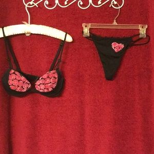 Bra and thong-panty set